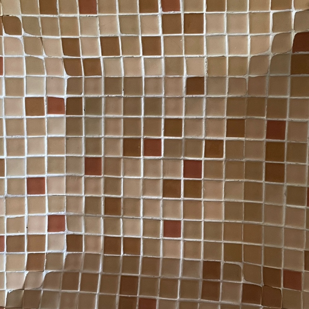 Brown and Tan Mosaic Decor Tile
